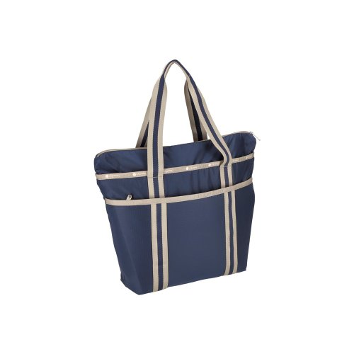 Lesportsac Everyday Zip Tote - Navy Blue Solid