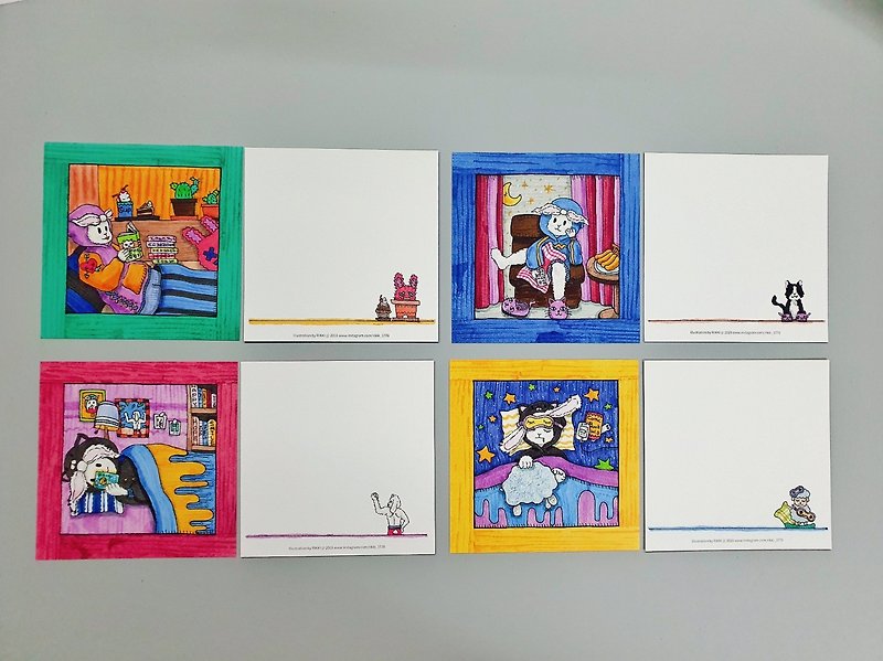 double sided postcard set - Cards & Postcards - Paper Multicolor
