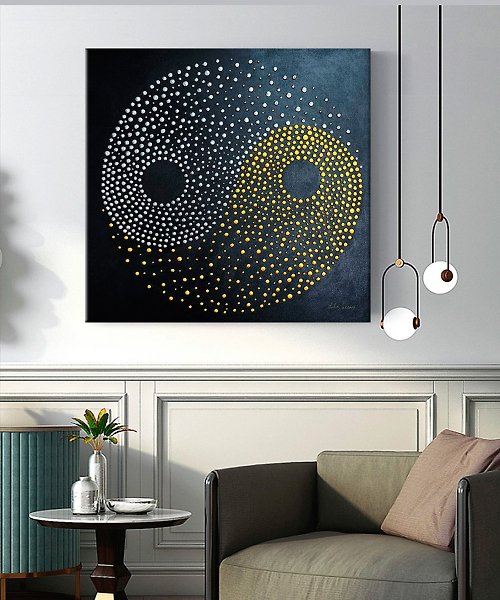 JuliaKotenkoArt Abstract Canvas Painting Wall Ar Picture for Living Room