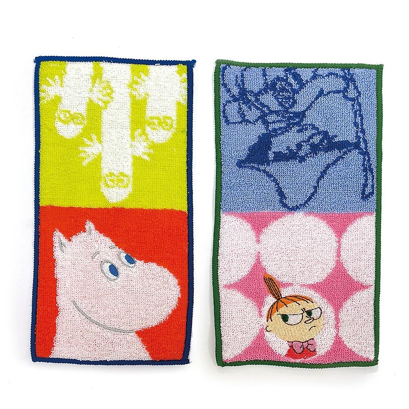 Japan Maruma Moomin Pocket Small Towel Set of 2 - Towels - Cotton & Hemp 