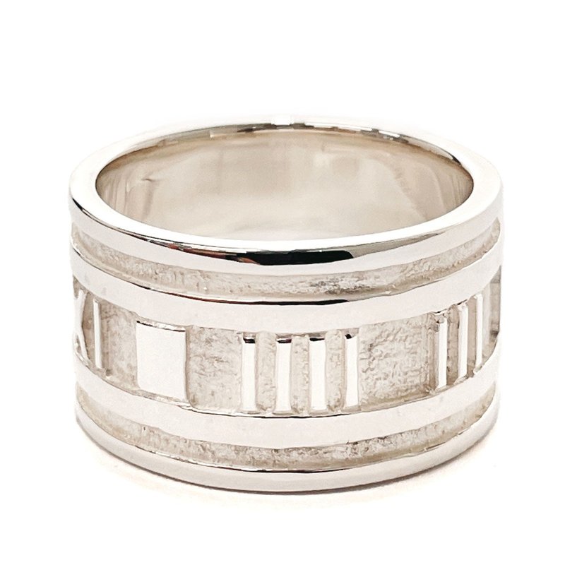 【日本直送 中古美品】11号 ティファニー TIFFANY&Co. リング・指輪 アトラス - 戒指 - 純銀 銀色