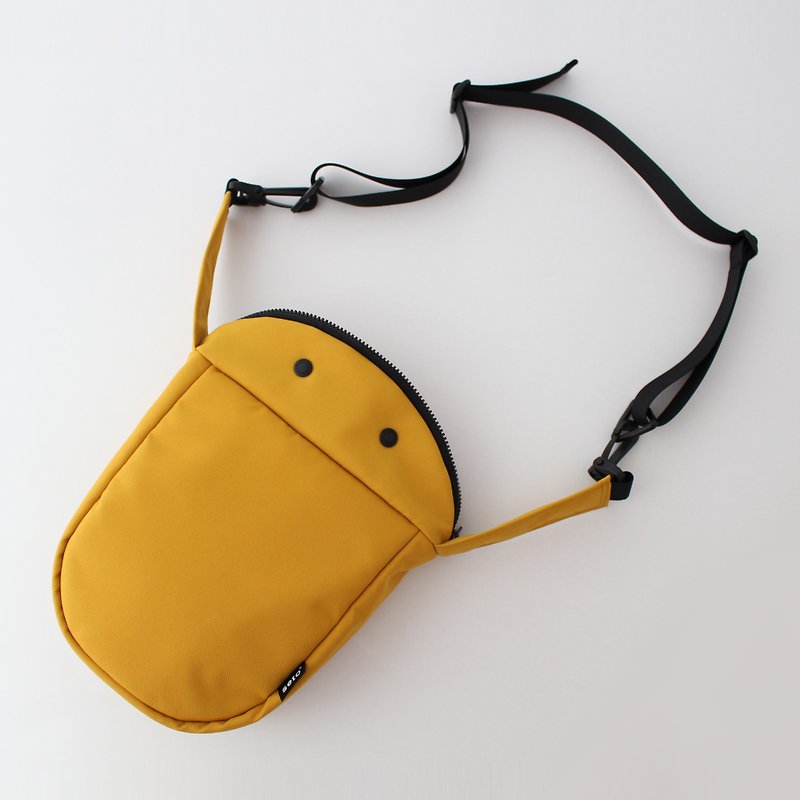 seto / creature bag / thick /  Large / Taiko-sagari / Yellow - Messenger Bags & Sling Bags - Polyester Yellow