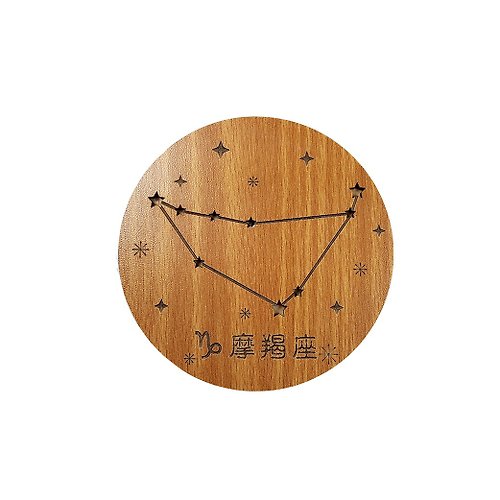 木頭方程式 【教師節禮物】木雕音樂盒-12星座(魔羯)