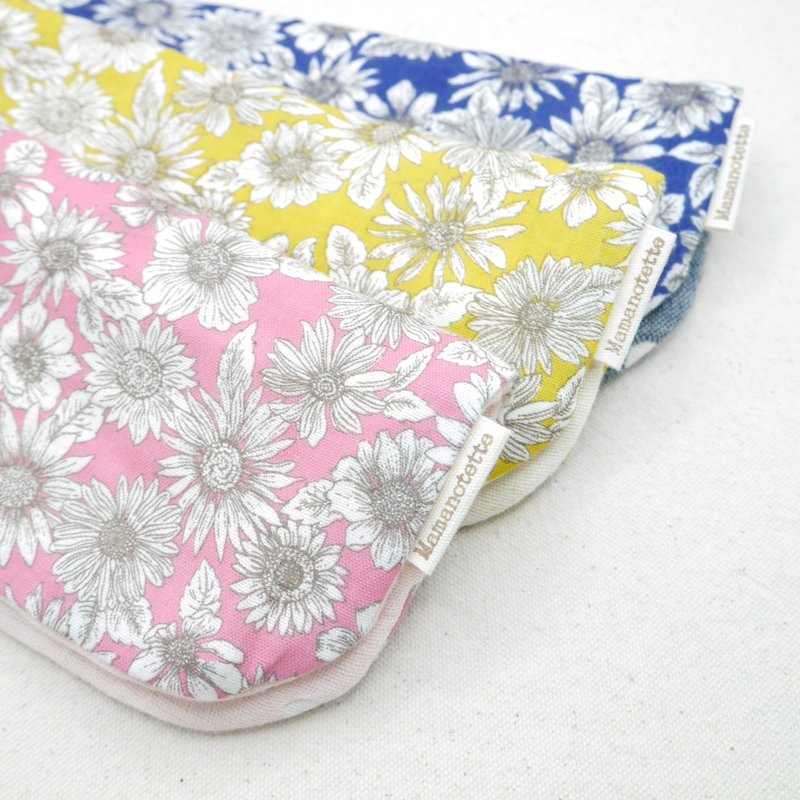 ふわもこハンカチ / エレガントフラワー-Elegant Flower- / L・20×20cm Fuwamoko Gauzehandkerchief - 手帕 - 棉．麻 多色