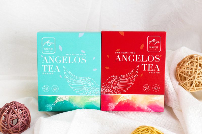 [Exchange gift selection] blessing tea bag lightweight box angel tea bag non-toxic and biodegradable - Tea - Paper Multicolor