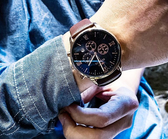 売れ筋の太陽、月、星の時計-時計のメンズウォッチとレディースウォッチの24時間時計無料刻印 - ショップ JC 男女兼用（ユニセックス）腕時計 -  Pinkoi