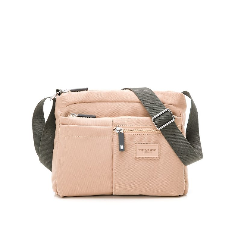 [Kim Anderson] Light Sweet Journey Multifunctional Compartment Diagonal Side Bag - Khaki - Messenger Bags & Sling Bags - Nylon Khaki