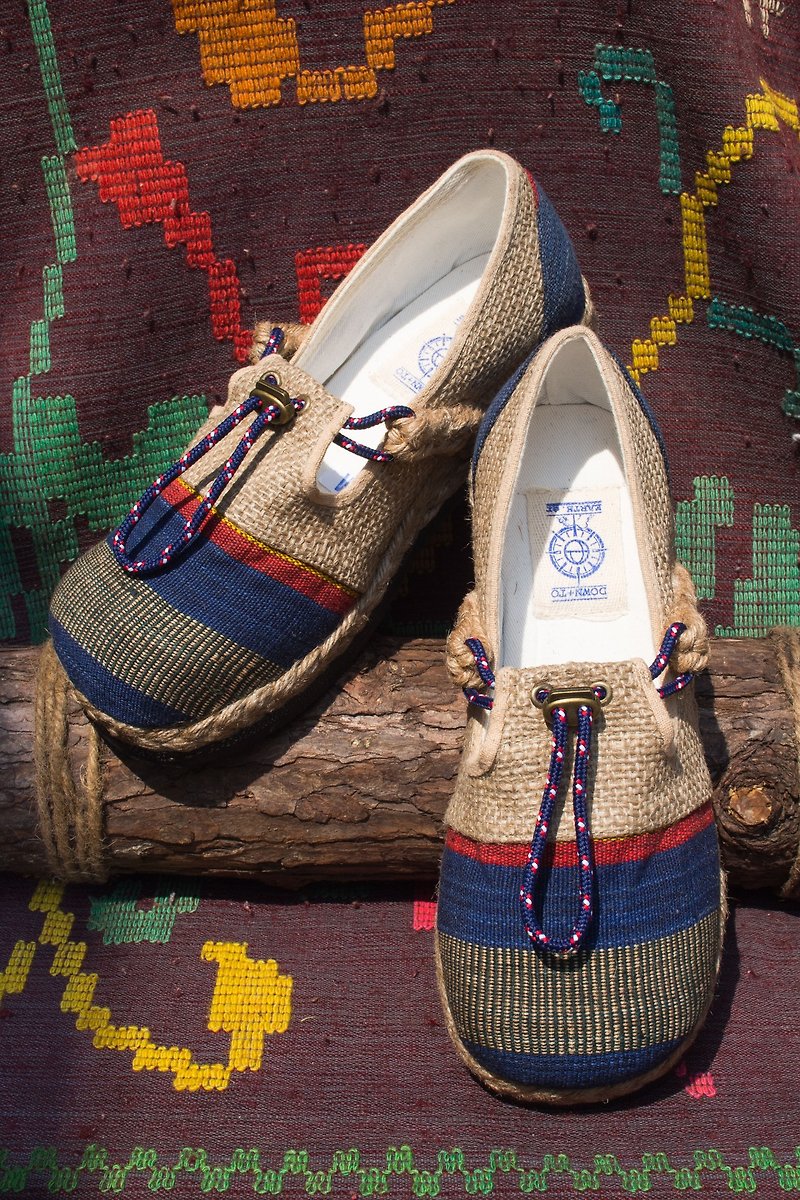 "NAGA WAVE"  Eco Shoes - Women's Casual Shoes - Cotton & Hemp 