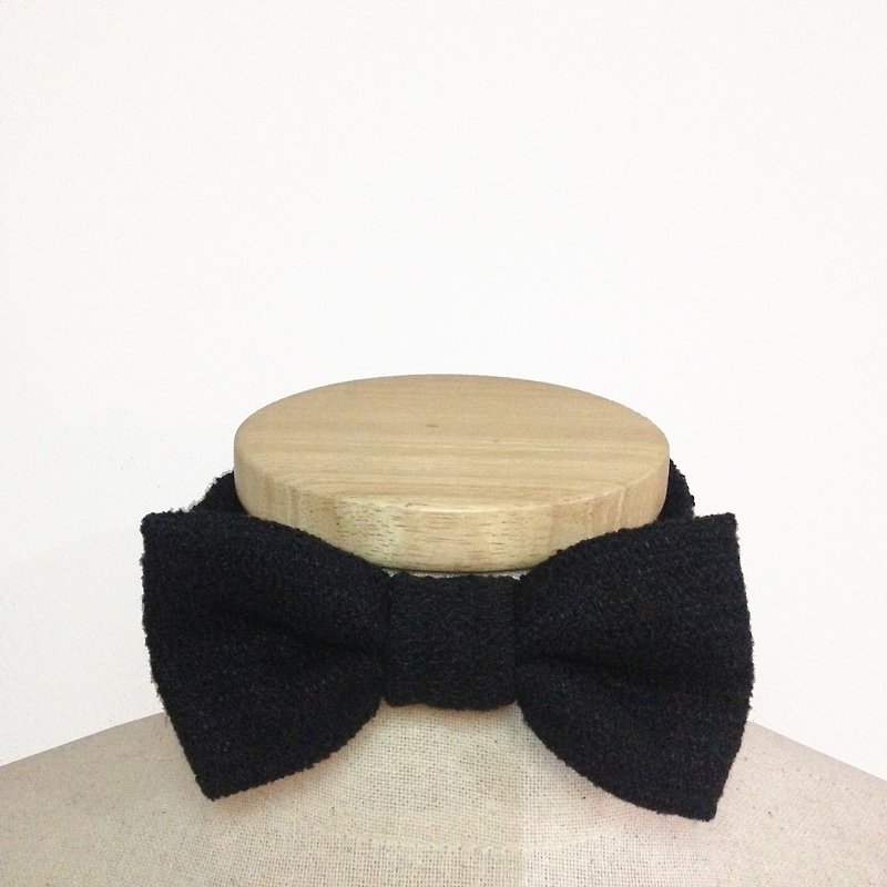 Bow Tie BLACK - Ties & Tie Clips - Cotton & Hemp Black