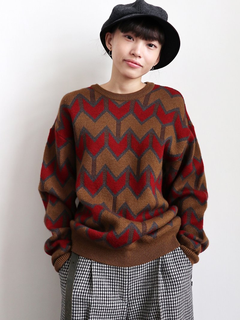 Pumpkin Vintage. Vintage sweater - Women's Sweaters - Wool 