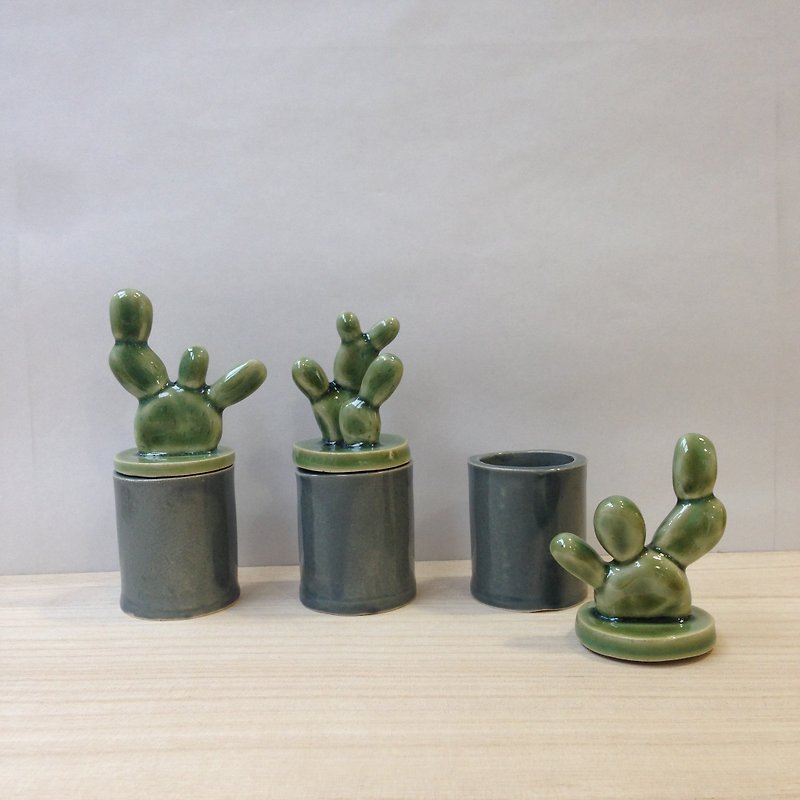 Cactus ring holder box | Accessories box - Pottery & Ceramics - Pottery 