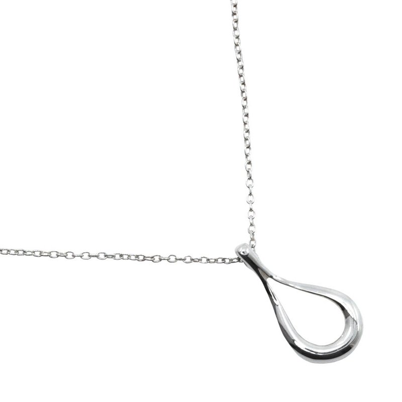 【日本直送】ティファニー TIFFANY&Co. オープンティアドロップ ネックレス エルサ・ペレッティ シルバー925 約2.6g レディース【中古】 - 項鍊 - 銀 銀色