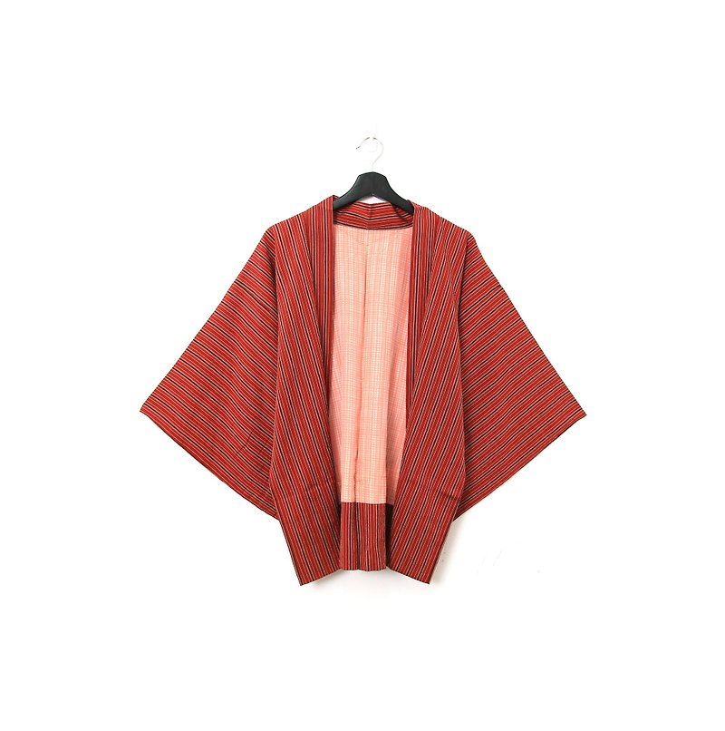 Back to Green-Japan brought back haori candy haws/vintage kimono - Women's Casual & Functional Jackets - Silk 