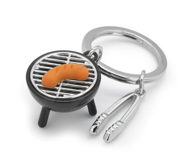 Hot Dog Key Ring - by Metalmorphose