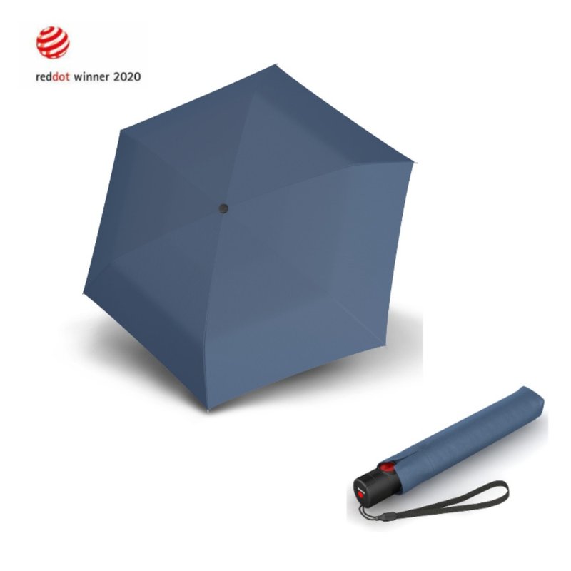 [Knirps German red dot umbrella] U.200 ultra-lightweight automatic umbrella-BLUE - ร่ม - เส้นใยสังเคราะห์ สีน้ำเงิน