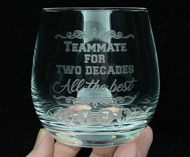 Wine glass and beer glass, Heartfelt glass