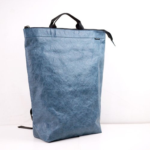 6dots Tyvek超輕防水銀藍色 背包 書包 手提包 手提袋 電腦包15吋筆電包