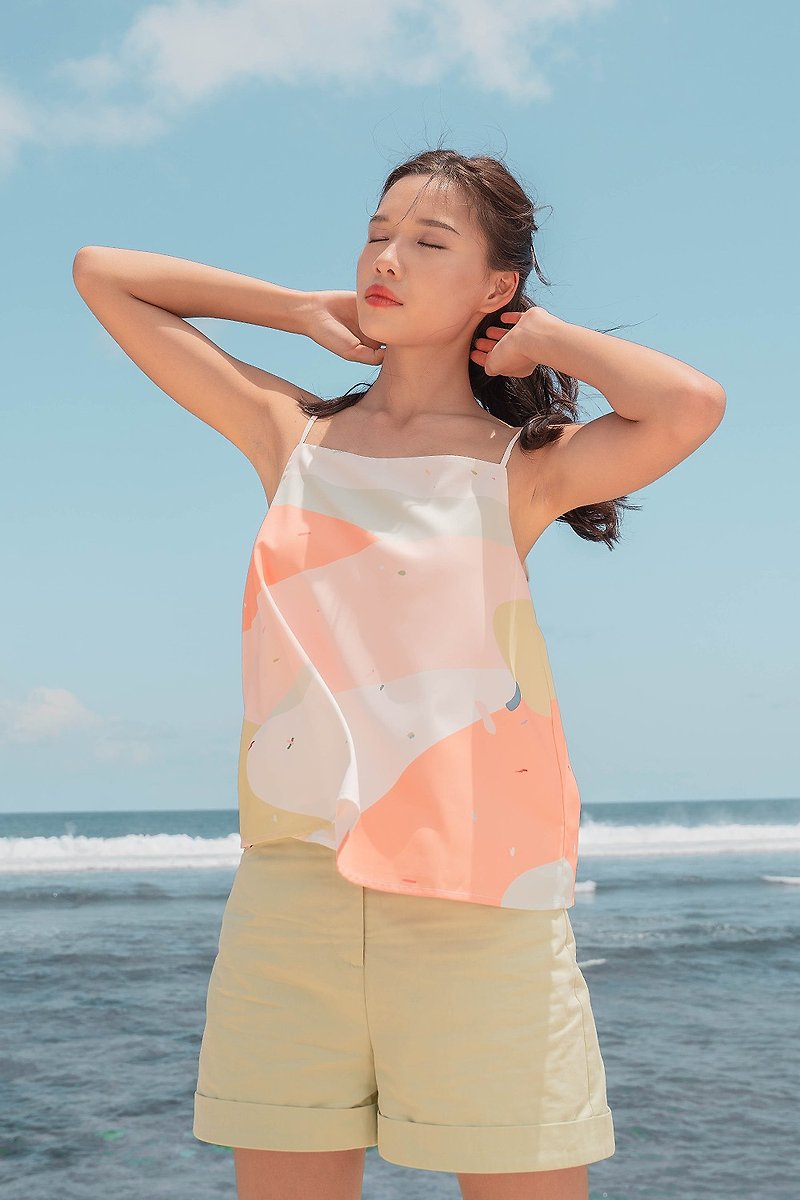 Memoir Cami Top (Mid Summer) - Women's Tops - Polyester Multicolor