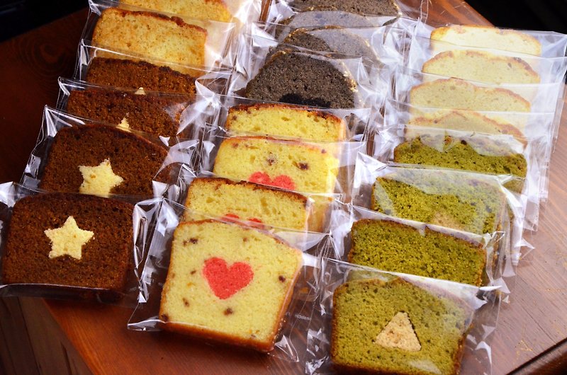 【タオデ手作りブラウニー独占】100個-サテンなしリボンパウンドケーキ大量注文 - ケーキ・デザート - 食材 多色