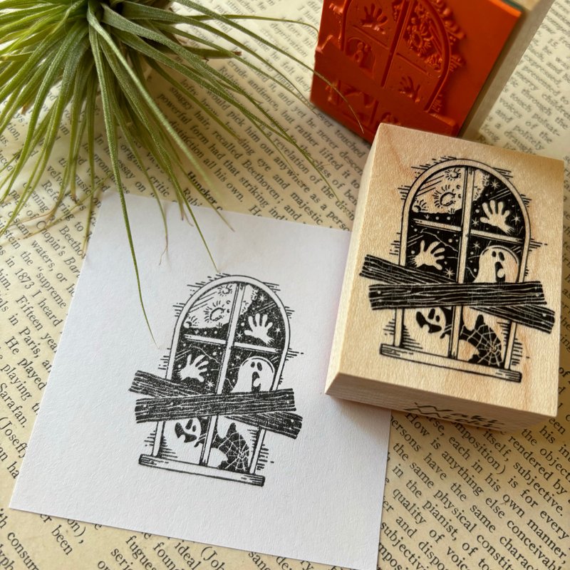 Halloween stamps of moonlight and ghosts - Stamps & Stamp Pads - Rubber 