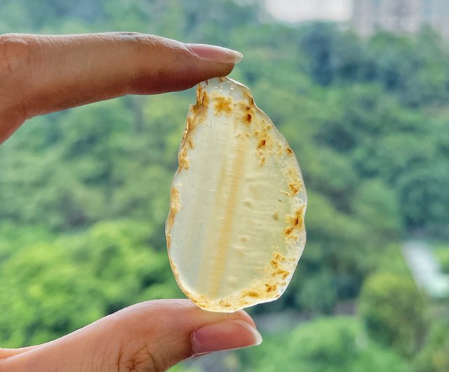 純粋な天然瑪瑙風景石、超美しい瑪瑙フレーク、ギフトシャーシ