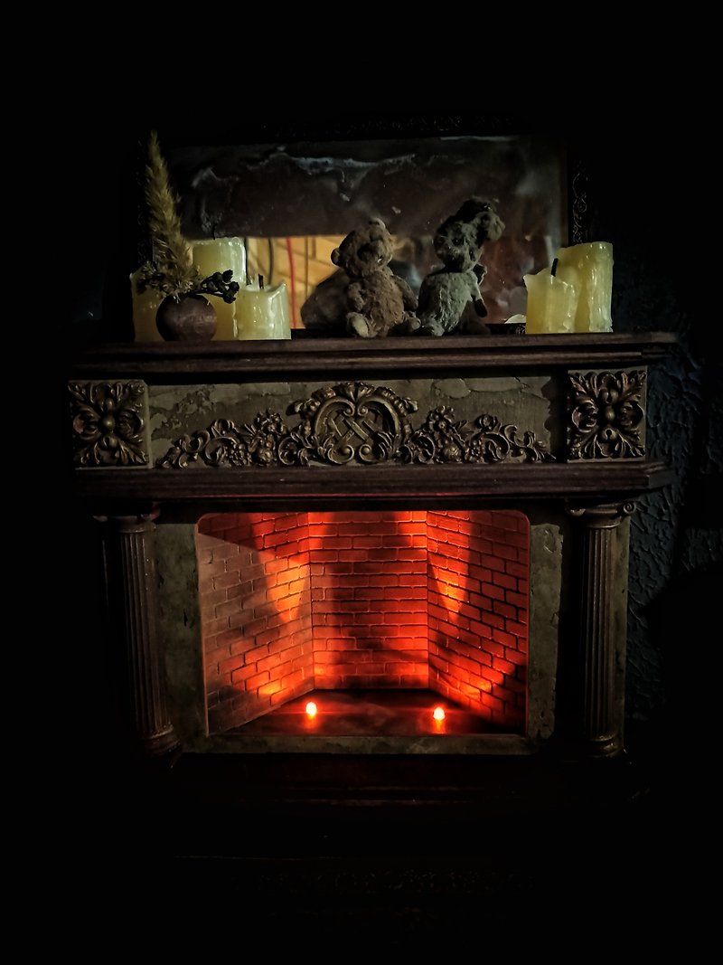 1:6 scale fireplace