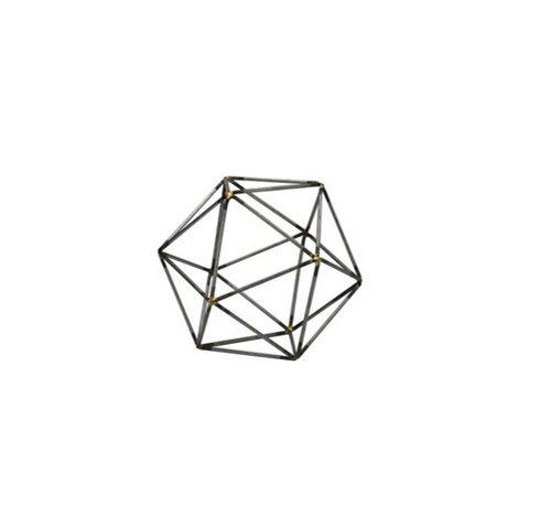 Goodforit Detail Inc Icosahedron Frame二十面體幾何空氣植物花器擺件(S)