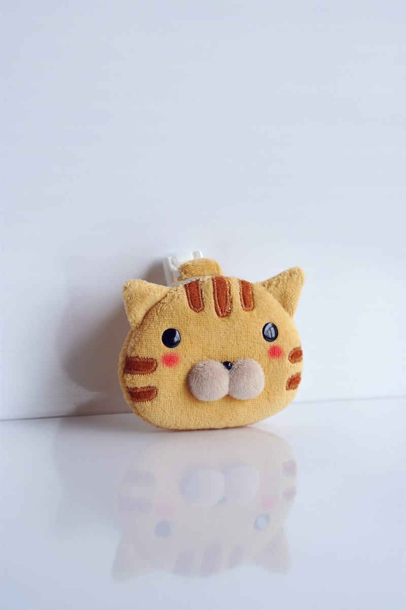 Bucute Tiger and Tiger Amulet.Yushou Set.Peace Talisman Bag / Baby Dedicated / Handmade / Miyue - 出産祝い用贈物 - ポリエステル イエロー