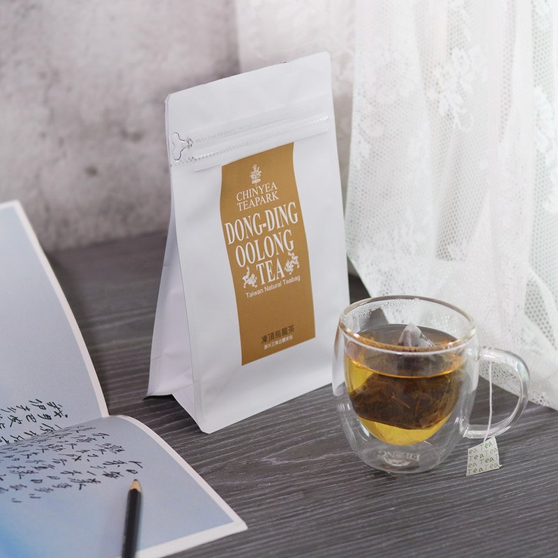 【Special Offer】Dong Ding Oolong Tea Bag  3+1 - iTQi award Taiwan Tea - ชา - โลหะ สีน้ำเงิน