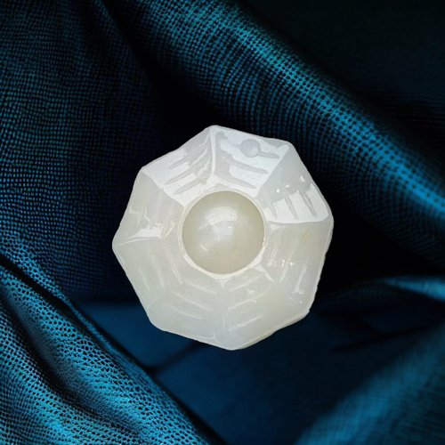 瓔珞珠寶盒 E.L.Jewelry Box 【乾坤太極】冰種黃翡翡翠八卦項鍊 | 天然緬甸玉A貨翡翠 | 送禮