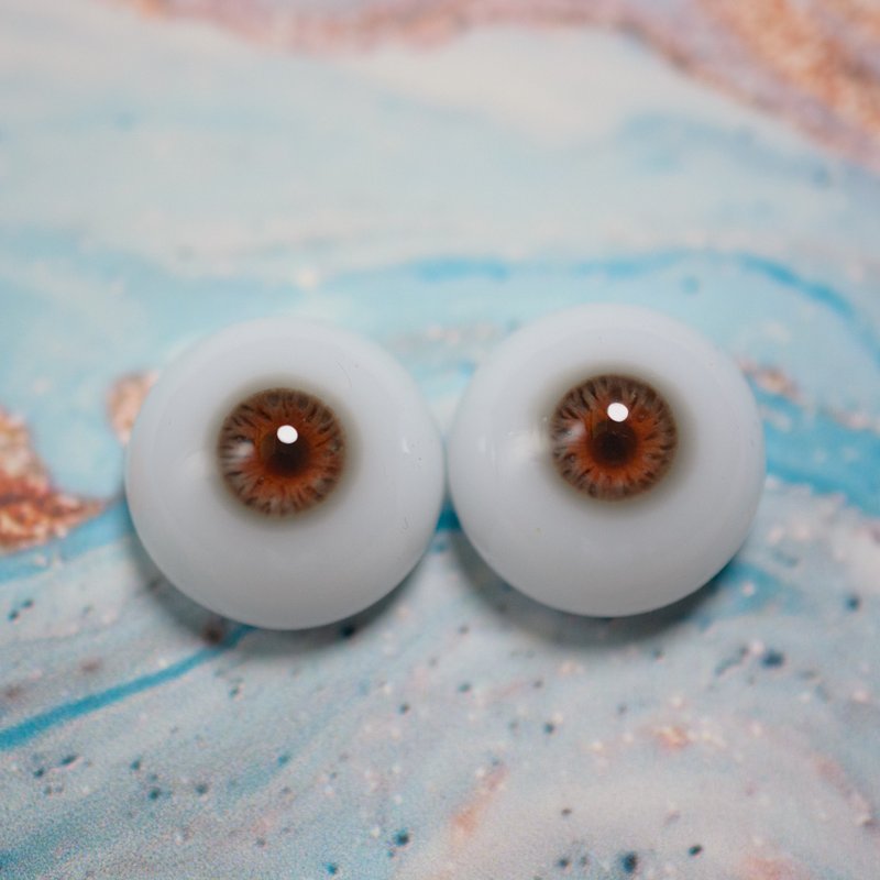 (Instock) bjd eyes 14,16 mm - Stuffed Dolls & Figurines - Resin Brown