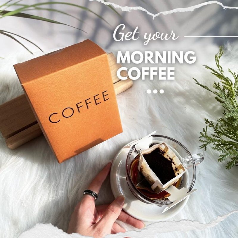 [Buy 1 get 1 free] Comprehensive flavor filter bag coffee hanging ear early adopter bag 5 into CST exclusive gift box - กาแฟ - สารสกัดไม้ก๊อก 