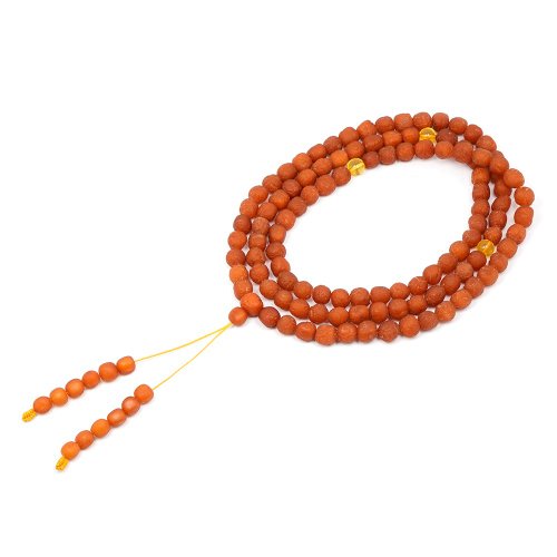 正佳珠寶 Gemsrich Jewelry 【正佳珠寶】老蜜蠟琥珀 頂級海漂子 7.5-8.2mm 108顆念珠佛珠