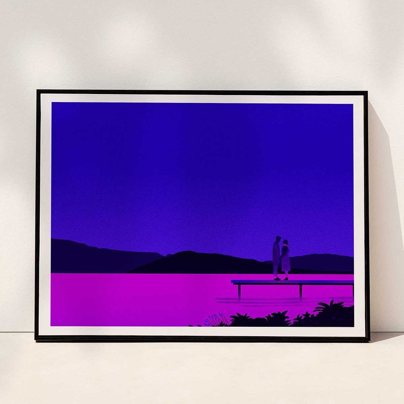 Priceless moment  | Art print (A2) - 海報/掛畫/掛布 - 紙 藍色