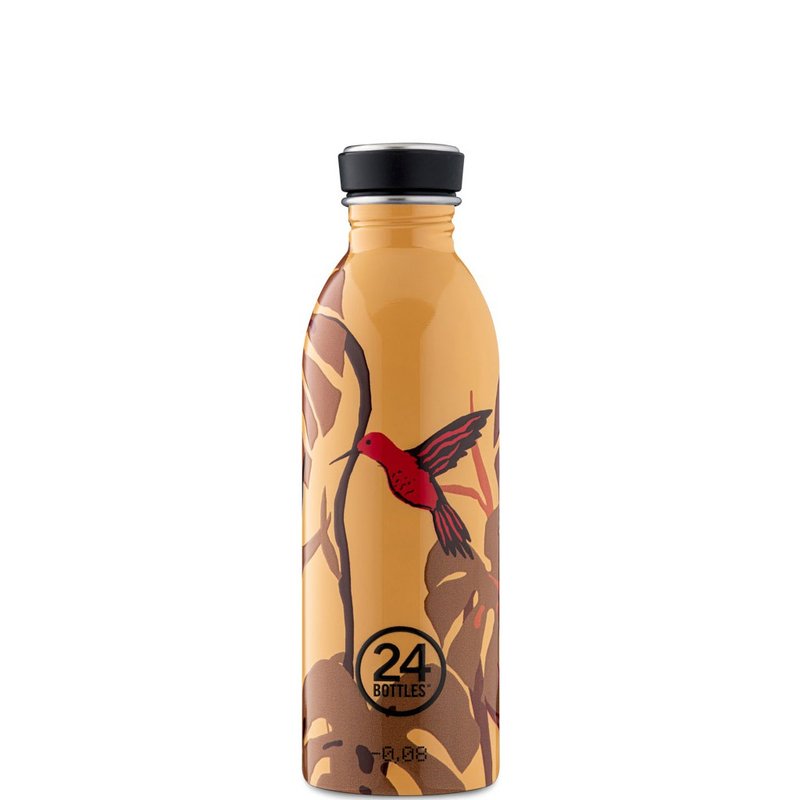 意大利24Bottles【URBAN超輕量羽毛系列】Amber Oasis - 不鏽鋼瓶 - 水瓶/水壺 - 不鏽鋼 橘色