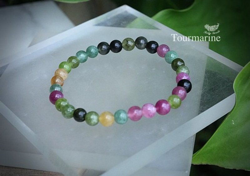 Colorful and cute ★ Tourmaline ★ Bracelet 1720 - แหวนทั่วไป - เครื่องเพชรพลอย 