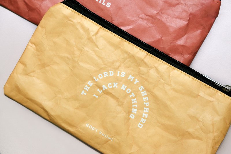 [New Product] He is my shepherd, water-repellent, ultra-lightweight, environmentally friendly DuPont storage bag, bright yellow - กล่องเก็บของ - วัสดุอีโค สีเหลือง