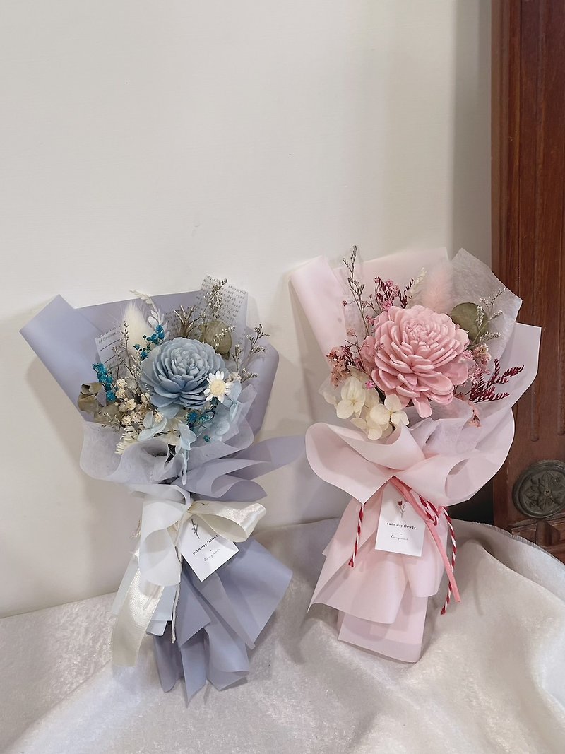 【Fragrance Diffuser Bouquet】Small capital wedding small objects single bouquet of diffused flowers birthday gift dry bouquet - Dried Flowers & Bouquets - Plants & Flowers 