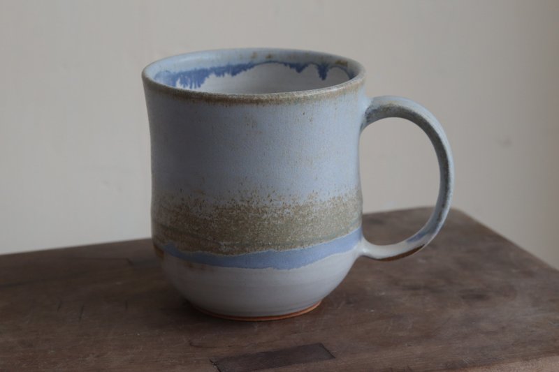 馬克杯-小雪 - 咖啡杯/馬克杯 - 陶 藍色