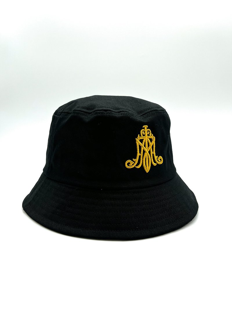 SPIRIT Bucket Hat - AM Stone Black | ROSA Vestments - Hats & Caps - Cotton & Hemp Black