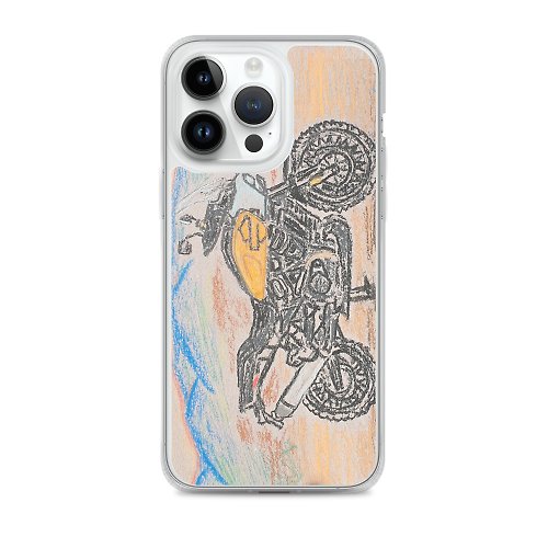 marina-fisher-art iPhone 手機殼原創藝術電話 iPhone 14 Pro Max 透明手機殼堅固保