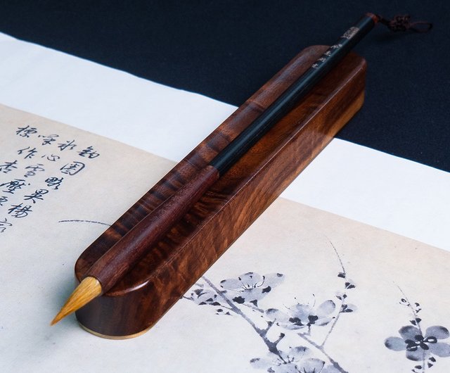 貔貅 鎮尺  黑壇木 筆置き  書道具 文房具 美術品 置物 工芸品 Amazon.co.jp: 貔貅 鎮尺 黑壇木 筆置き 書道具 文房具 美術品