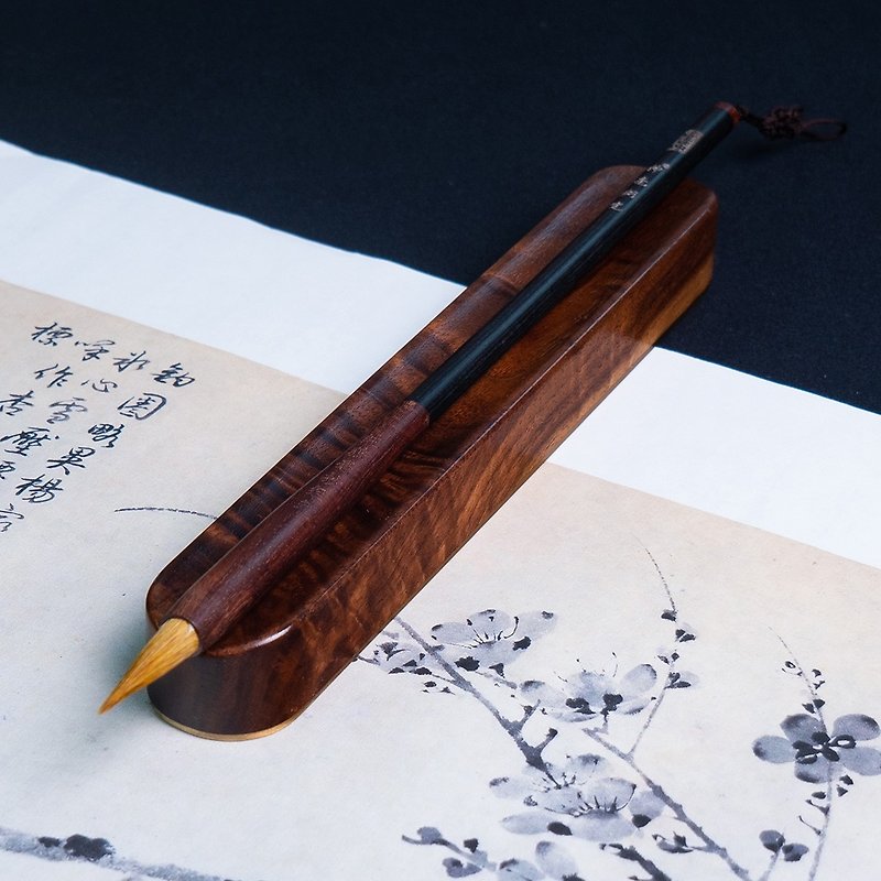 Walnut Paperweight | Chinese brush holder | Pen Stand - กล่องใส่ปากกา - ไม้ 