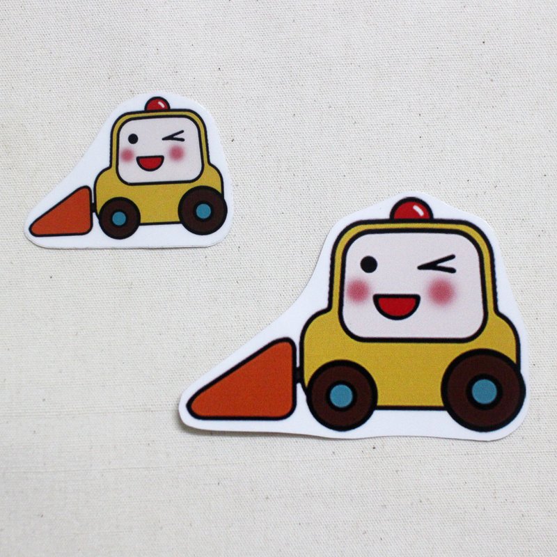 Waterproof sticker_Engineering vehicle 04 (shovel) - สติกเกอร์ - วัสดุกันนำ้ 