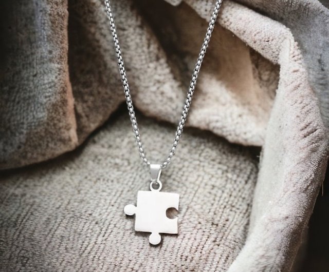 Buy Hand Stamped Best Friend Puzzle Pieces Necklace Family Gifts Online in  India - Etsy