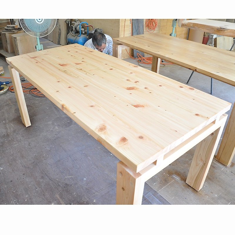 日檜原木餐桌 / 多種款式 / 不上漆、不貼皮、不浸料  / 可訂製 - 餐桌/書桌 - 木頭 