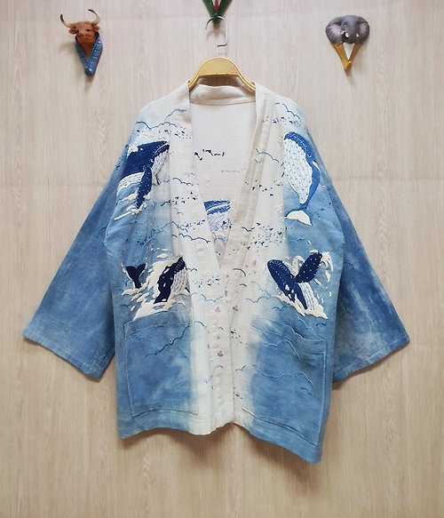 Hand Embroidery Jacket, Denim Fabric, Mexican, Mexico, Flower