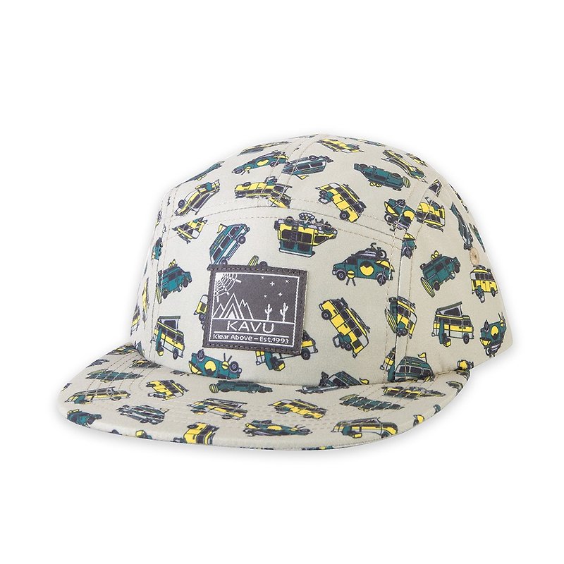 【西雅圖 KAVU】Tumbler 休閒遮陽球帽 夢想露營車 #1136 - 帽子 - 聚酯纖維 黃色