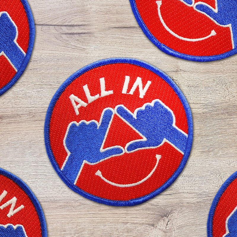 【刺繡布貼】全力以赴 ALL IN - 其他 - 繡線 