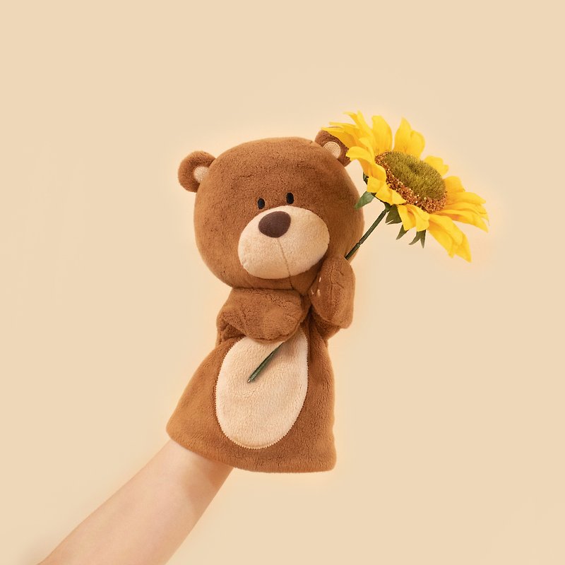 SimpliCute |  Cona the Bear Hand Puppet - Stuffed Dolls & Figurines - Other Man-Made Fibers Brown